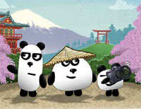 3 Pandas in Japan