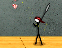 Stick Figure Badminton 2