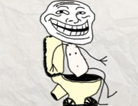 Trollface Launch 2: Toilet Powered